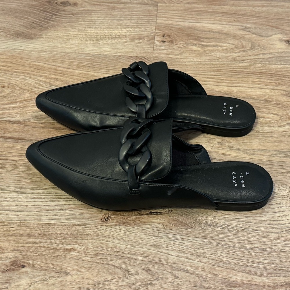 Black Slip on Shoes - Picture 1 of 3